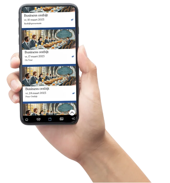 ABBR-App - agenda overzicht