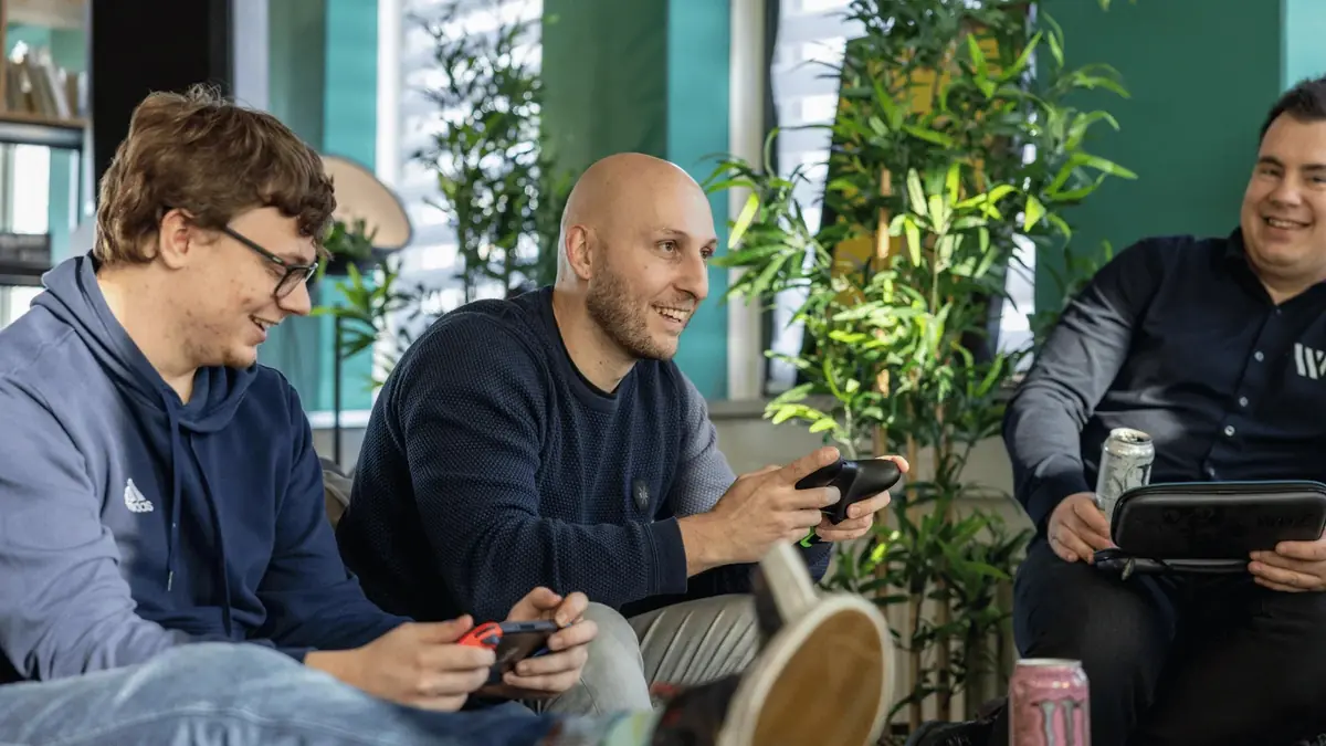 Teamuitje en gezelligheid bij Wabber B.V.