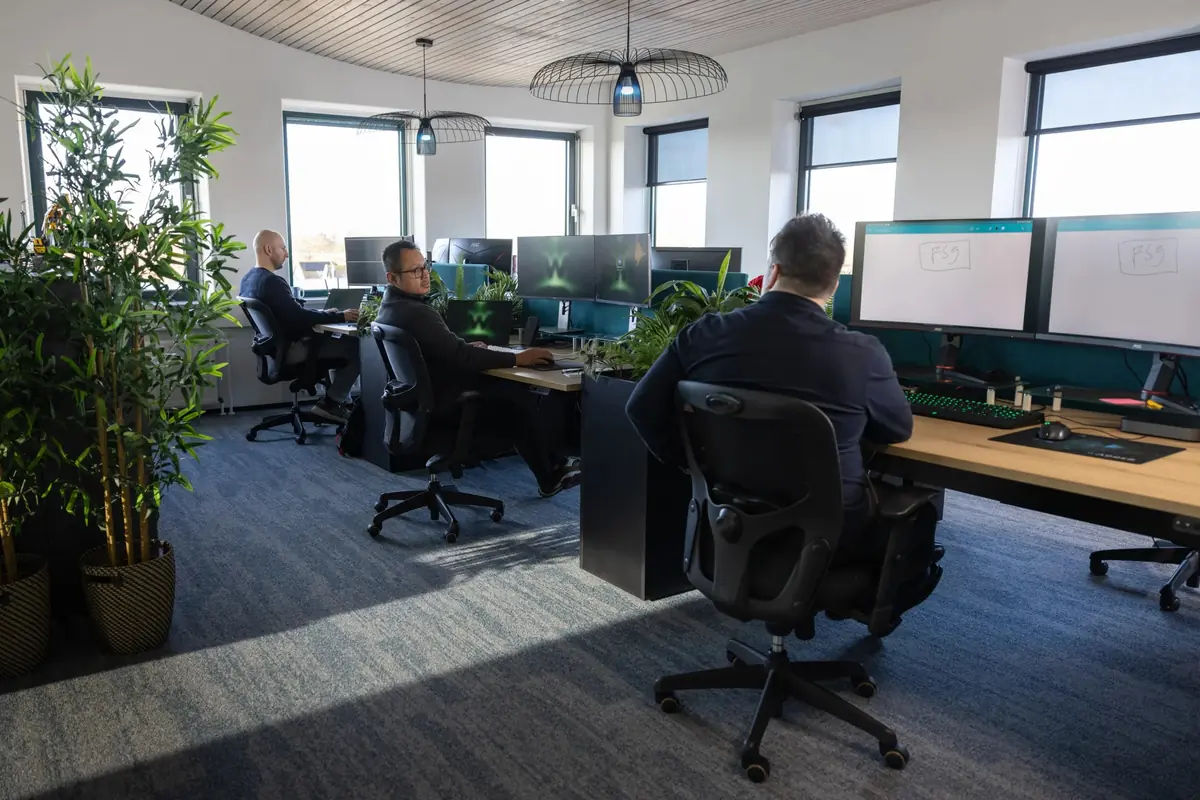 Ontwikkelaars aan het werk bij Wabber B.V.